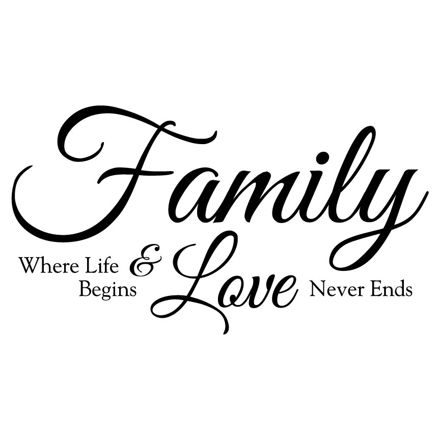 Family & Love Where Life Begins Love Never Ends - Holland Cutting Board